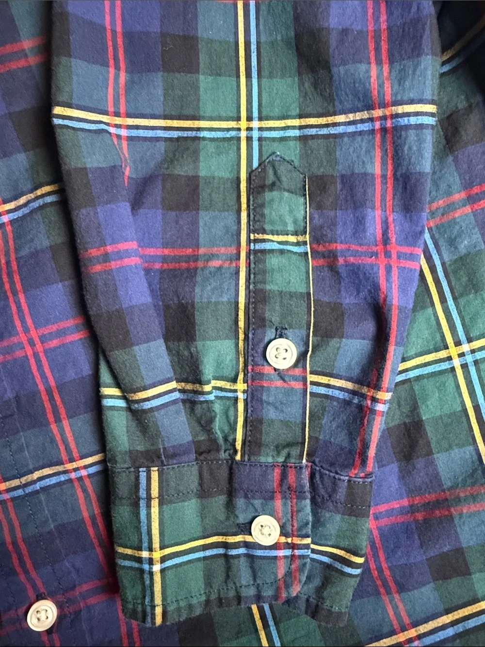 Ralph Lauren Long Sleeve Tartan Plaid Button Down Dress Shirt Boys XL 18-20